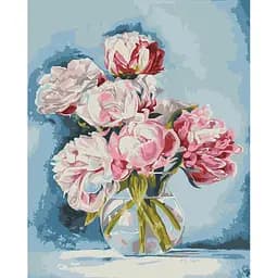 Картина за номерами Brushme Піони у вазі Iryna Ponna