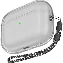 Чехол AhaStyle Transparent Case для Airpods Pro 2 Black [133860]