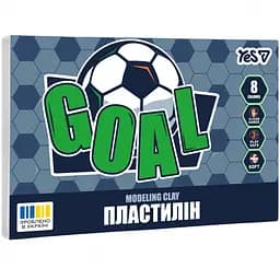 Пластилін Yes Football 8 кольорів 160 г (540712)