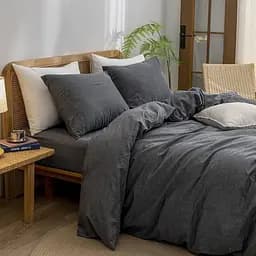 Комплект постельного белья Domikus 175х210 см графитовый (4829900028305)