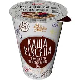Каша швидкого приготування Ілна вівсяна Тірамісу з вишнею та шоколадом 60 г