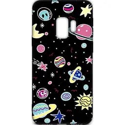 Чохол-накладка Toto Cartoon Soft Silicone TPU Case Samsung Galaxy S9 Space Planets Black