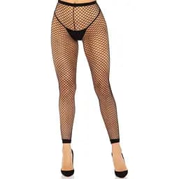 Чулки Leg Avenue Industrial Net footless tights Black One Size