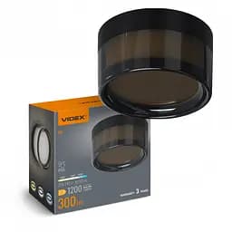 LED светильник IP65 круглый VIDEX BHD01 9W 2400-3200-4300K Black