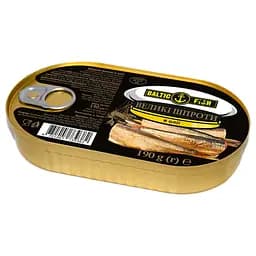 Шпроти Baltic Fish в олії ж / б ключ 190 г