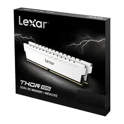 Модуль пам'яті для комп'ютера DDr432GB (2x16GB) 3600 MHz Thor White Lexar (LD4BU016G-R3600GDWG) - мініатюра 7