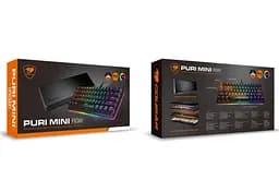 Клавиатура игровая механическая с подсветкой Cougar Puri PIX Mini RGB USB Black Eng/Укр - мініатюра 6