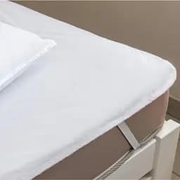 Простыня на резинках ТЭП Waterproof Bamboo водонепроницаемая махровая 200х140 см белая (2-00668_00000)