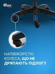 Крісло геймерське 4Points DL з підставкою для ніг синє - мініатюра 13