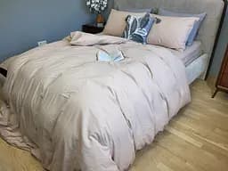 Комплект постельного белья Washed Cotton из вареного хлопка Капучино Cappuccino,