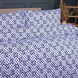 Пододеяльник MirSon бязь Abstract Blue 200х220 см (2200013163626)