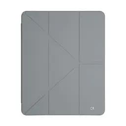 Чохол-книжка для планшета Apple iPad Air 13 (2024)/Air 13 (2025)/Air 13 (2026), Y-Type PEN, сірий, магнітний, з тримачем для стилуса, протиударний, обкладинка з функцією підставки, екошкіра + ТПУ, функція автоматичного пробудження/сну