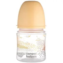 Пляшка Canpol babies Easystart Mountains антиколікова з широким отвором 120 мл бежева (35/242_bei)