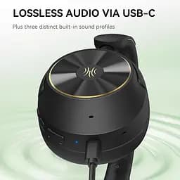 Гарнітура OneOdio A6, Bluetooth + USB-C, Hybrid ANC, Black - мініатюра 7