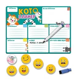 Магнітна дошка "Кото-планер" Vladi Toys VT3601-25 Укр - мініатюра 3