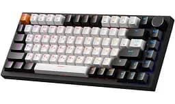 Клавиатура игровая механическая GamePro MK-160-B MAX USB Hot-Swap Outemu Magnetic Switch Black-White - мініатюра 2