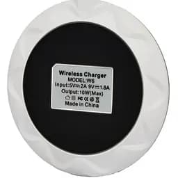 Бездротовий зарядний пристрій AWEI W6 Wireless charger White - мініатюра 5
