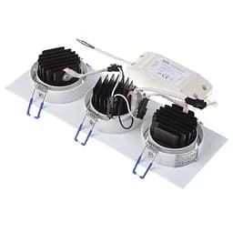 Світильник стельовий LED Brille 32-193 LED-173/3x5W NW WH врізний - мініатюра 2