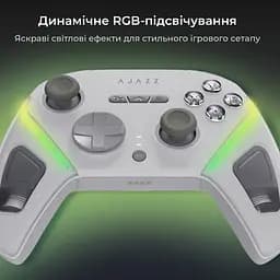 Бездротовий геймпад Ajazz GP100 RGB білий (GP100-W) - мініатюра 11