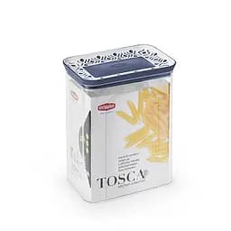 Прямокутна ємність для зберігання продуктів TOSСA 2,2л, біло-синя (55651)