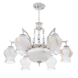 Люстра подвесная Brille классическая E27 60W WH (BKL-441S/9)