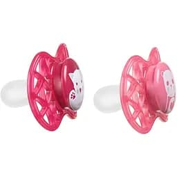 Пустушка Nuvita 7087 Air55 Explorer симетрична 6m+ (кіт панда) 2 шт NV7087F