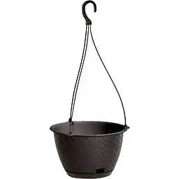 Горщик для рослин Prosperplast Ratolla Round W підвісний 3.4 л коричневий (DRLW215-440U)