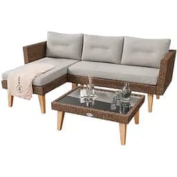 Комплект мебели для сада Di Volio Imola коричневый