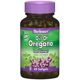 Олія з екстракту листя Орегано Bluebonnet Nutrition 60 желатинових капсул