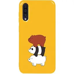 Чохол-накладка Toto Pure TPU 2 mm Print Case Samsung Galaxy A30s/A50/A50s #13 Bears Yellow