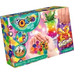 Набір креативної творчості Danko Toys Relax Box H2Orbis RLX-01 гелеві кульки + кінетичний пісок фіолетовий