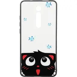 Чехол-накладка Toto Cartoon Print Glass Case Xiaomi Mi 9T/Mi 9T Pro/Redmi K20/K20 Pro Cat and fish