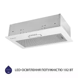 Витяжка повновбудована Minola HBI 5025 WH LED - мініатюра 3