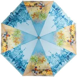 Женский складной зонтик полный автомат Zest 103 см голубая