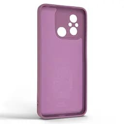 Силиконовый чехол для Xiaomi Redmi 12C, Icon Ring, фиолетовый, панель-накладка, с кольцом-подставкой на 360°, противоударный, возможность использования магнитных держателей, ArmorStandart (ARM68796) - мініатюра 2
