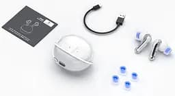 Навушники бездротові SoundPEATS Clear TWS стерео гаранітура в кейсі біла - мініатюра 6