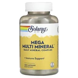 Мультиминерал большой комплекс Solaray Multi Mineral 200 капсул