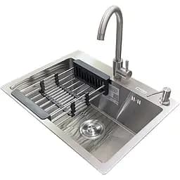 Комплект мийка + змішувач Romzha Arta U-550S (A)