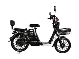 Электровелосипед двухместный Corso Atlant (800W,48V,20Ah) +корзина Черный