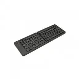 Клавіатура бездротова bluetooth B023, розкладна, 67 клавіш, (Eng/Pyc), 280x92 мм Чорна