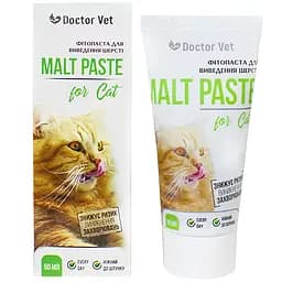 Паста для кошек Doctor Vet для выведения шерсти из желудка 50 мл