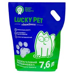 Наповнювач Lucky Pet для котячого туалету силікагелевий 7.6 л