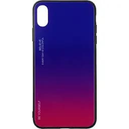 Чохол-накладка Toto Gradient Glass Case Apple iPhone XS Max Lilac