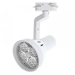 Светильник трековый поворотный под лампу KW-15 E27 WH Brille 48-013