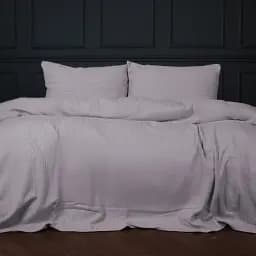 Комплект постільної білизни MirSon Arrowline Gray 2х143х210 см сірий (2200010671414)