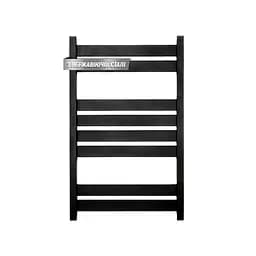 Водяной полотенцесушитель Navin Largo 500x800, черный муар 12-028053-3680, Черный матовый