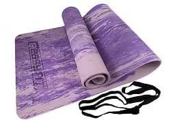 Коврик для йоги и фитнеса s-EVA Mat 8 мм Фиолетовый EasyFit fit0025107