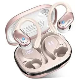 Беспроводные наушники, 75H Bluetooth 5.4 Наушники Sport IP7 Водонепроницаемый, Розовое золото