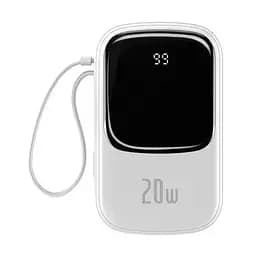 Портативна батарея - зовнішній акб Baseus Qpow Pro 10000 mAh 20W PPQD020002 білий - мініатюра 3