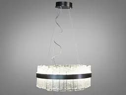Стельова люстра LED Diasha 817/500PB, 110W, чорна, регульована висота, для коридору та вітальні - мініатюра 2